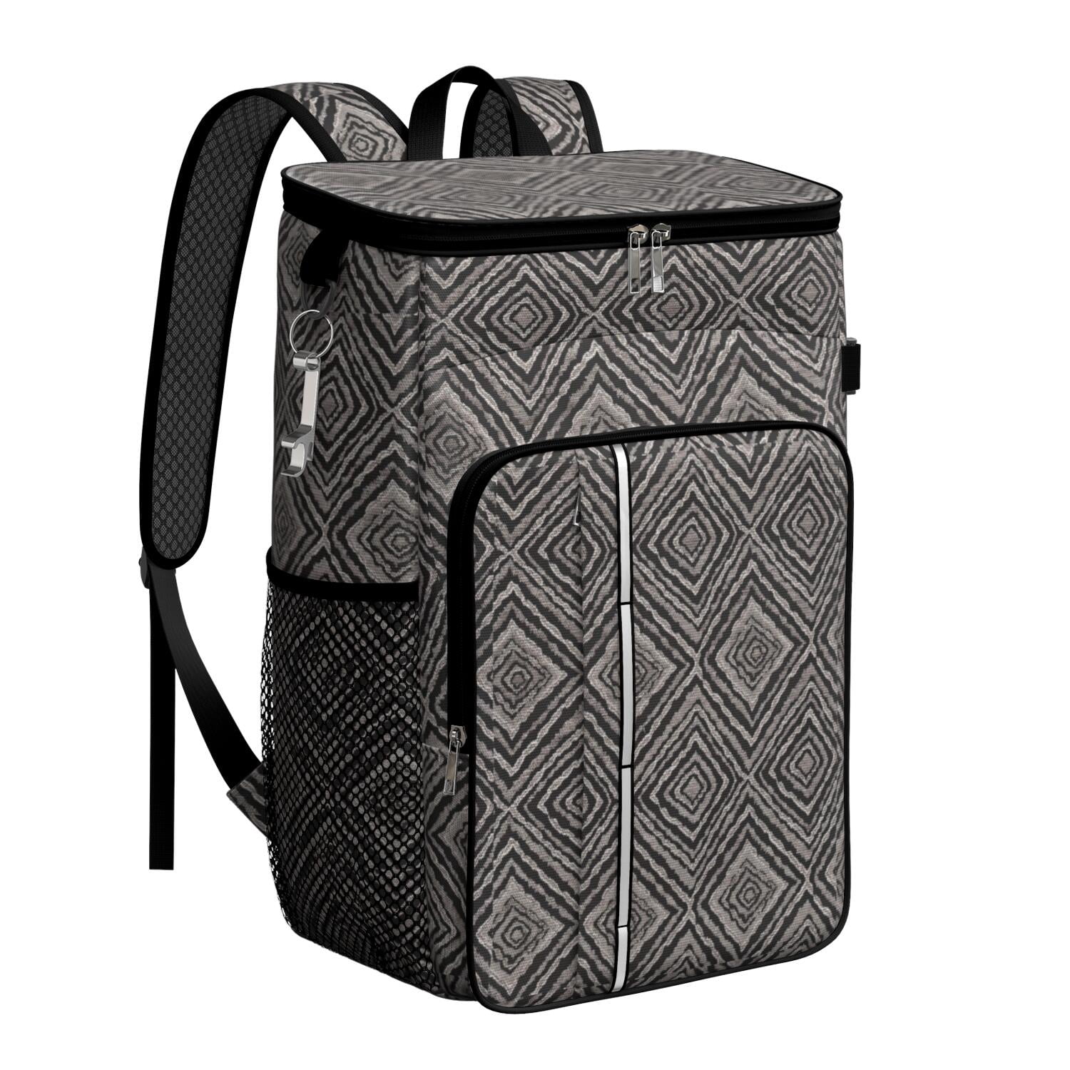 Travel Cooler Bag - Boho Bohemia Flower Camping Beer Cooler Backpack with Bottle Opener- Waterproof Insulated Picnic Backpacks - Cooler Bag for Beach