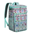 thumbnail image 1 of Travel Cooler Bag - Boho Bohemia Pioneer Flower Geometric Line Art Camping Beer Cooler Backpack with Bottle Opener- Waterproof Insulated Picnic Backpacks - Cooler Bag for Beach, 1 of 6