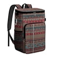 thumbnail image 1 of Travel Cooler Bag - Boho Bohemia Pioneer Flower Geometric Line Art Camping Beer Cooler Backpack with Bottle Opener- Waterproof Insulated Picnic Backpacks - Cooler Bag for Beach, 1 of 6