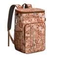 thumbnail image 1 of Travel Cooler Bag - Brown and Pink Of Leopard Print Camping Beer Cooler Backpack with Bottle Opener- Waterproof Insulated Picnic Backpacks - Cooler Bag for Beach, 1 of 6