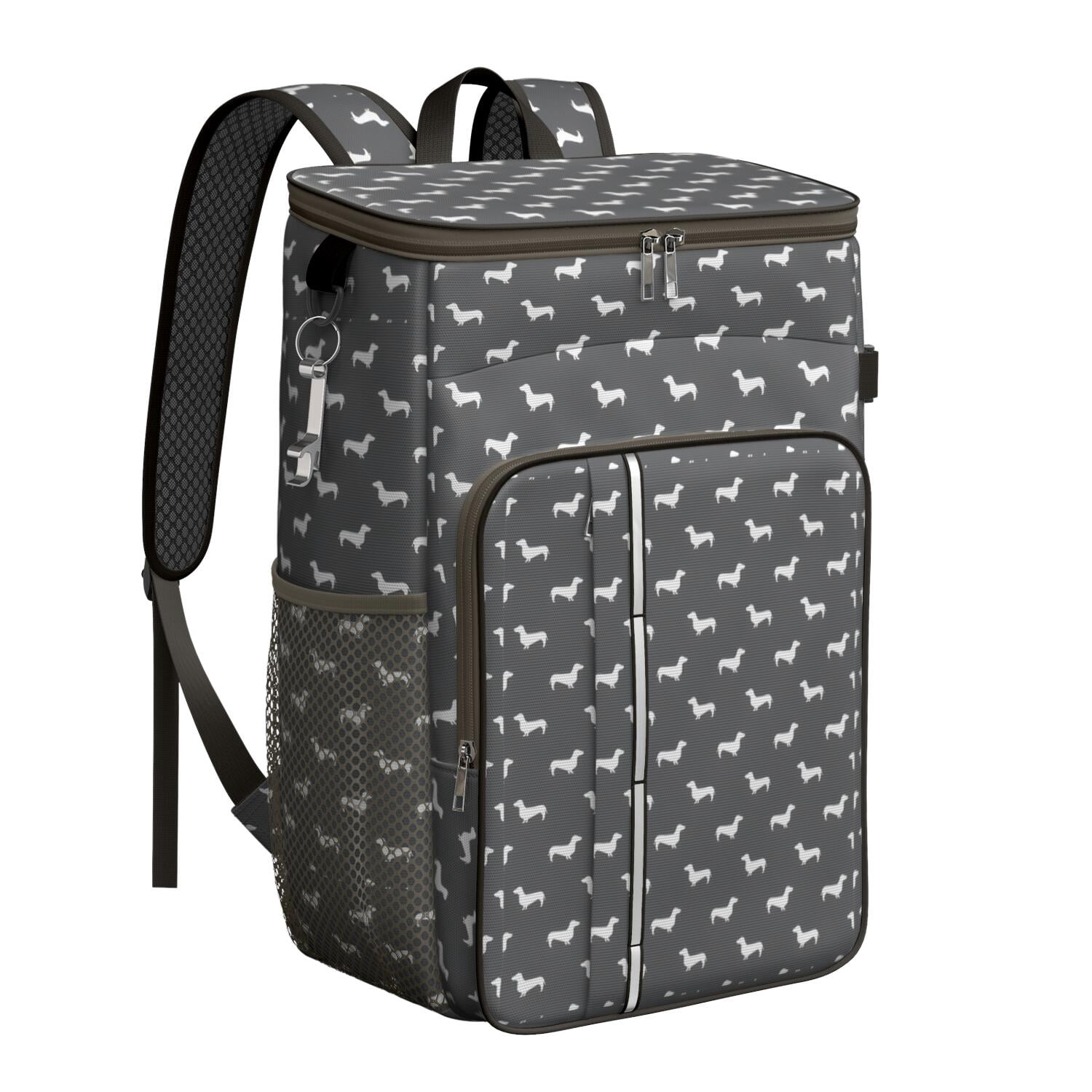 Travel Cooler Bag - Dachshund Camping Beer Cooler Backpack with Bottle Opener- Waterproof Insulated Picnic Backpacks - Cooler Bag for Beach