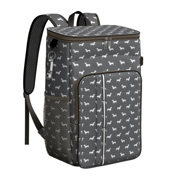 Travel Cooler Bag - Dachshund Camping Beer Cooler Backpack with Bottle Opener- Waterproof Insulated Picnic Backpacks - Cooler Bag for Beach