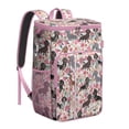 thumbnail image 1 of Travel Cooler Bag - Dachshund and Flower Camping Beer Cooler Backpack with Bottle Opener- Waterproof Insulated Picnic Backpacks - Cooler Bag for Beach, 1 of 6