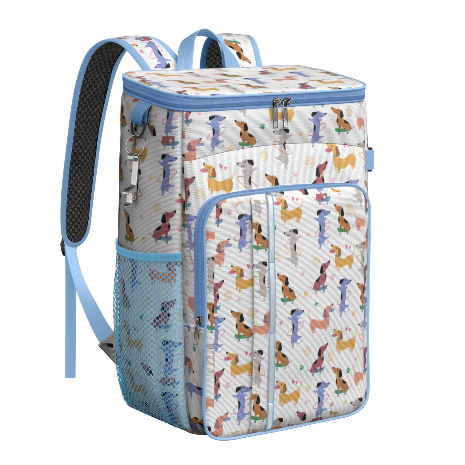 Travel Cooler Bag - Dachshund Sport Camping Beer Cooler Backpack with Bottle Opener- Waterproof Insulated Picnic Backpacks - Cooler Bag for Beach