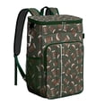 thumbnail image 1 of Travel Cooler Bag - Football Pattern Camping Beer Cooler Backpack with Bottle Opener- Waterproof Insulated Picnic Backpacks - Cooler Bag for Beach, 1 of 6