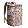 thumbnail image 1 of Travel Cooler Bag - Pink Baseball Gear Pattern Camping Beer Cooler Backpack with Bottle Opener- Waterproof Insulated Picnic Backpacks - Cooler Bag for Beach, 1 of 6