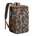 thumbnail image 1 of Travel Cooler Bag - Pioneer Flower Floral Print Pattern Camping Beer Cooler Backpack with Bottle Opener- Waterproof Insulated Picnic Backpacks - Cooler Bag for Beach, 1 of 6