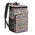 thumbnail image 1 of Travel Cooler Bag - Pioneer Flower Floral Print Pattern Camping Beer Cooler Backpack with Bottle Opener- Waterproof Insulated Picnic Backpacks - Cooler Bag for Beach, 1 of 6