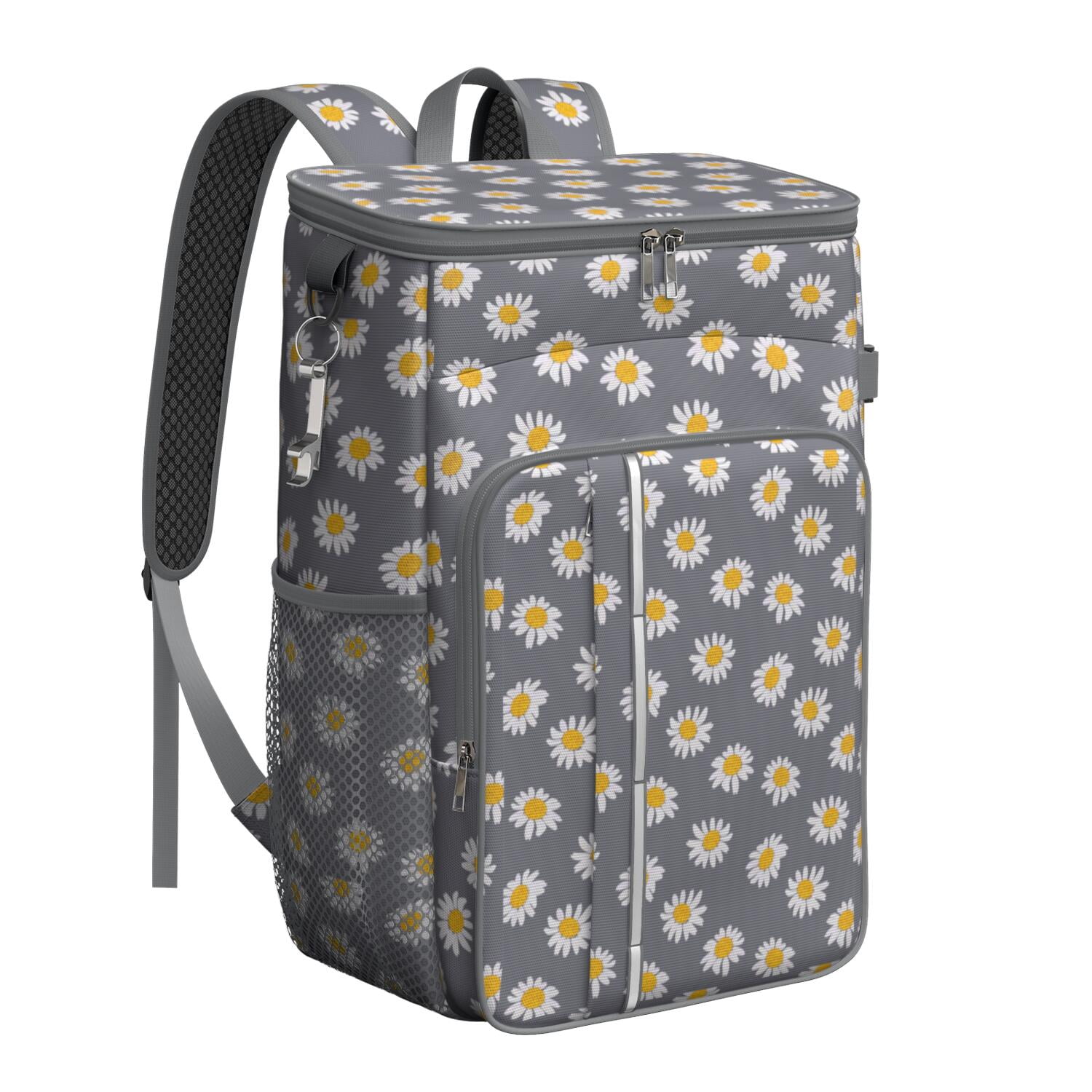 Travel Cooler Bag - Sunflower Camping Beer Cooler Backpack with Bottle Opener- Waterproof Insulated Picnic Backpacks - Cooler Bag for Beach
