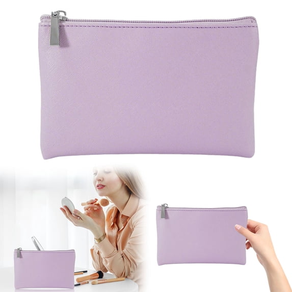 Travel Cosmetic Bag Carry On Portable Makeup Organizer with PU Leather Design for Effortless Beauty