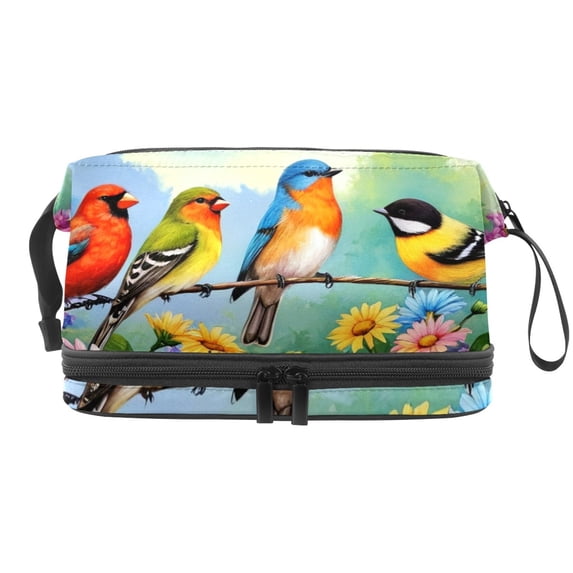 Travel Cosmetic Bag,Makeup Organizer & Portable Toiletry Pouch for Women & Girls Gifts