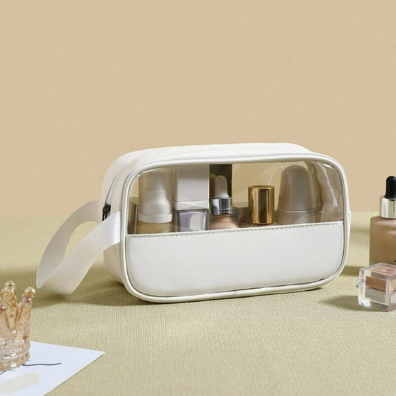 Travel Wash Bags for Women and Girls - Small Cosmetic Bags with Zipper - Portable Makeup Organizer for Easy Travel