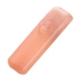 thumbnail image 1 of Travel Cotton Swab Holder, Portable Qtip Storage Case with Dustproof Lid, Small Clear Plastic Container for Dental Floss & Hair Ties Pink, 1 of 6