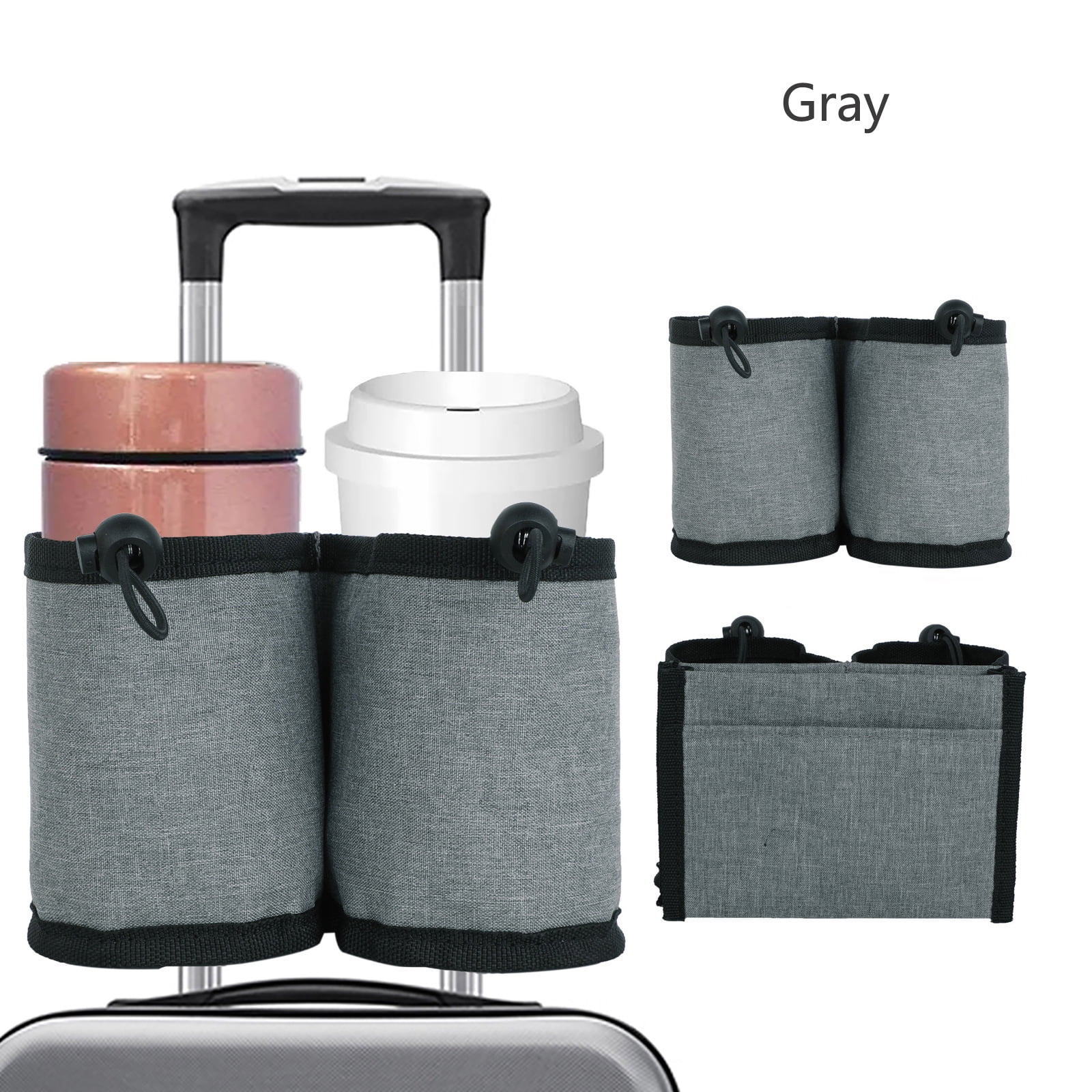 Luggage Travel Cup Holder X-Protector - Black Suitcase Cup Holder