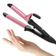 thumbnail image 1 of Travel Curling Iron, Mini Upgraded 1 Inch Dual Voltage Curling Iron, Lightweight 2 in 1 Hair Straightener and Curler, 30S Fast Heating & Easy to Use,with Ceramic Barrel for Travel, 1 of 9