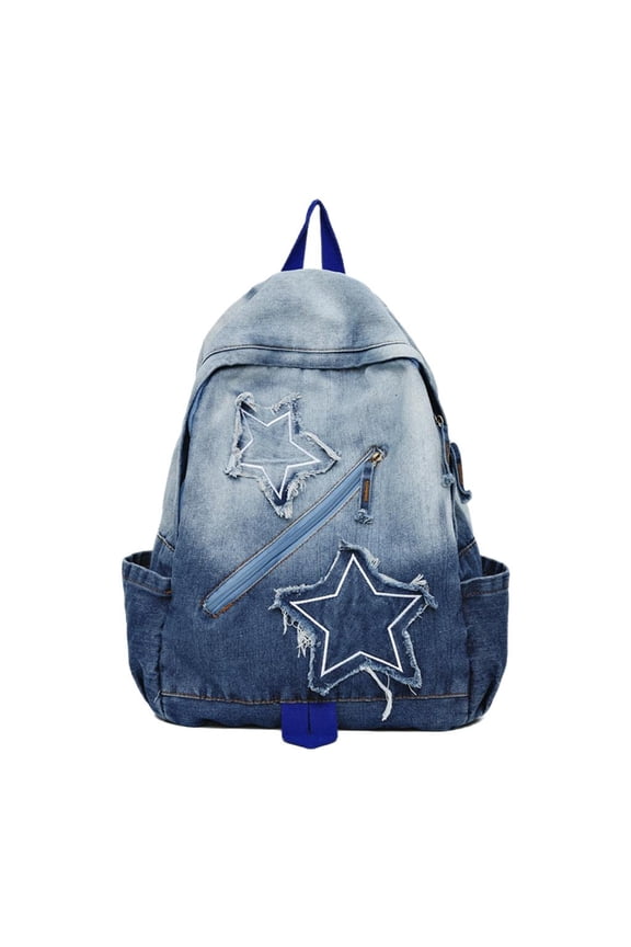 Backpacks Daypack Jean Backpacks Rucksack Denims Laptop Backpacks