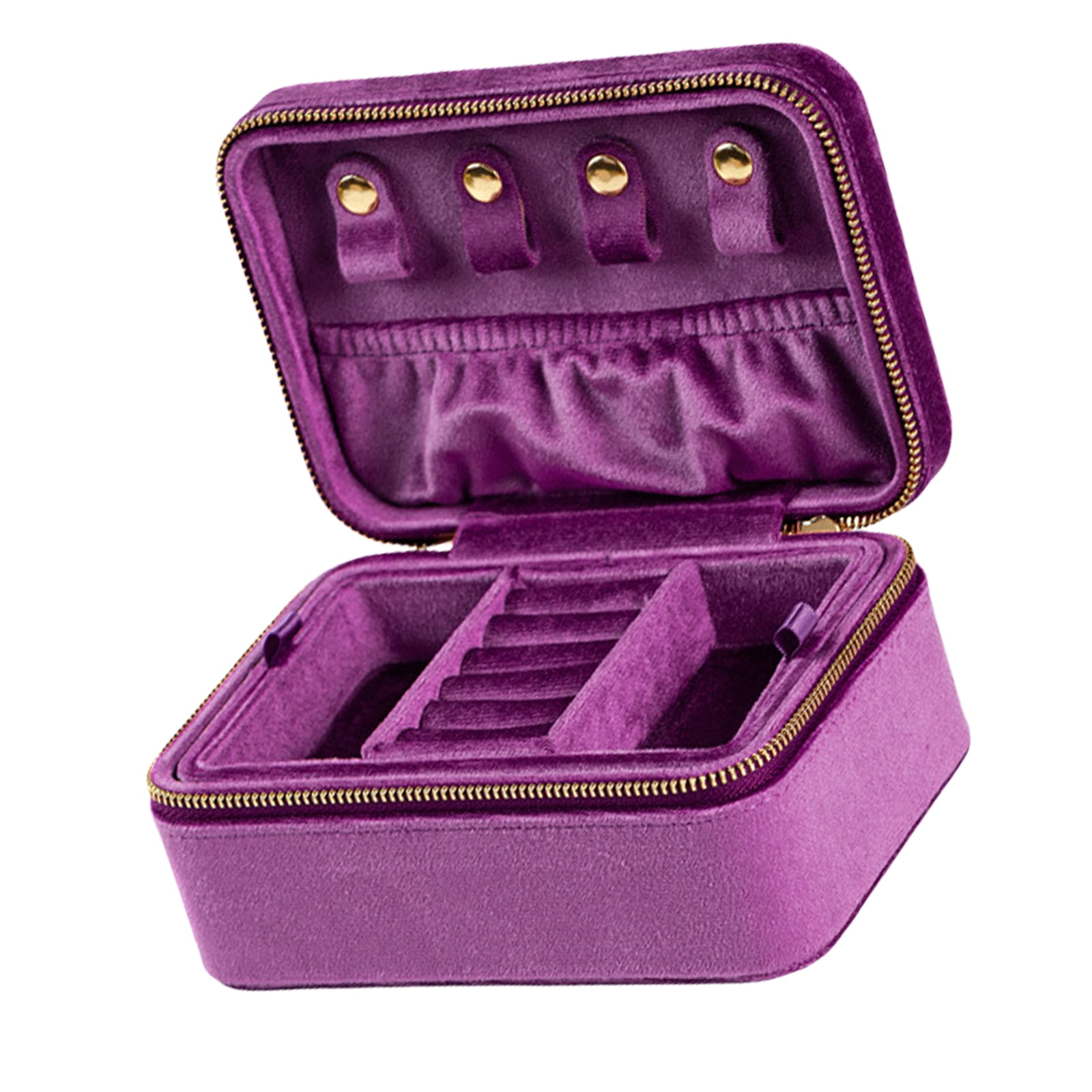 Travel Display Box Jewelry Storage Box Elegant Jewelry Case Jewelry Organizers for Earring Rings Necklace