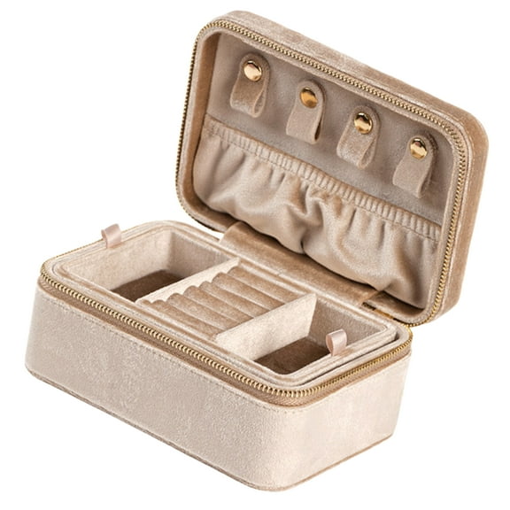 Travel Display Box Jewelry Storage Box Elegant Jewelry Case Jewelry Organizers for Earring Rings Necklace