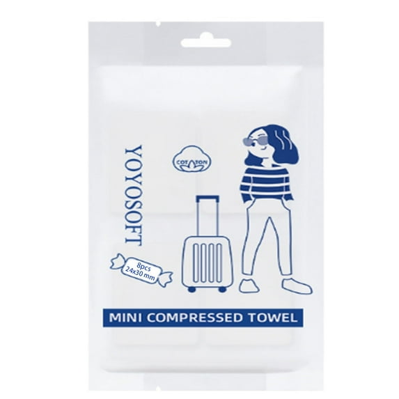 USYEEGOOC Bathroom Linen & Accessory Set,White Disposable Travel Items