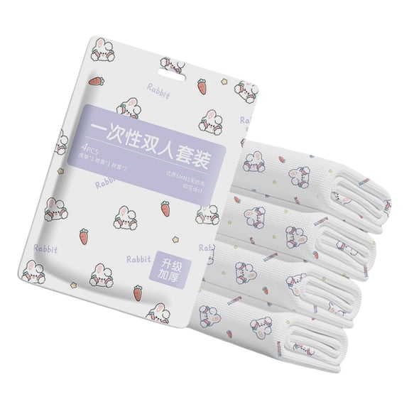 Travel Disposables Bed And Pillow Covers Disposables Bed Sheet For Enhances Hygiene During Hotel And Hostel Stays