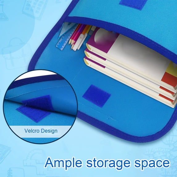Travel Document Organizer with Expandable Pockets for Papers and Letters on the Go