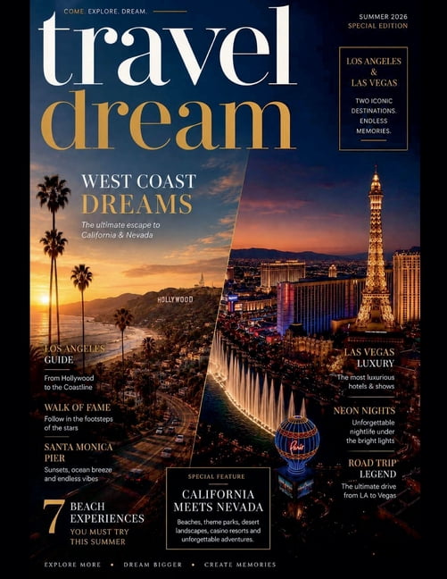 Travel Dream Los Angeles Las Vegas, (Paperback)