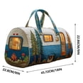 thumbnail image 1 of Travel Duffel Bag,Cute Camper Trailer Shaped with Handle for Vacation Weekend Getaways Road Trip, 1 of 8