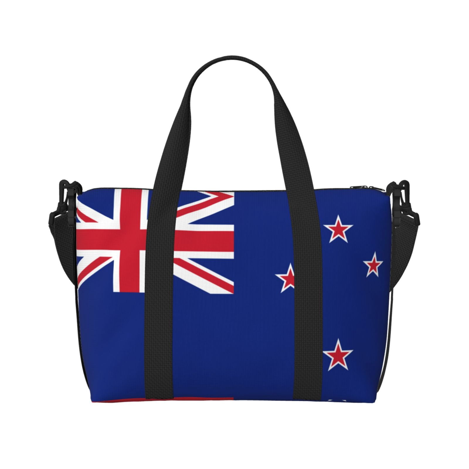 Travel Duffel Bag Flag Of New-Zealand Sports Tote Gym Bag Shoulder Weekender Overnight Bag For Women Men
