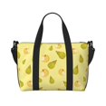 thumbnail image 1 of Travel Duffel Bag, Funny Green Pear Waterproof Carry On Overnight Tote Bags For Women/Men, Shoulder Weekender Gym Bag For Travel, Yoga, 1 of 8