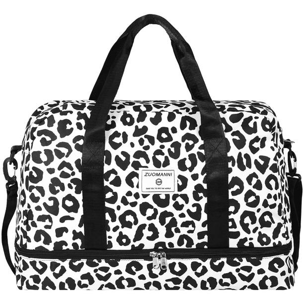 Leopard print gym bag deals