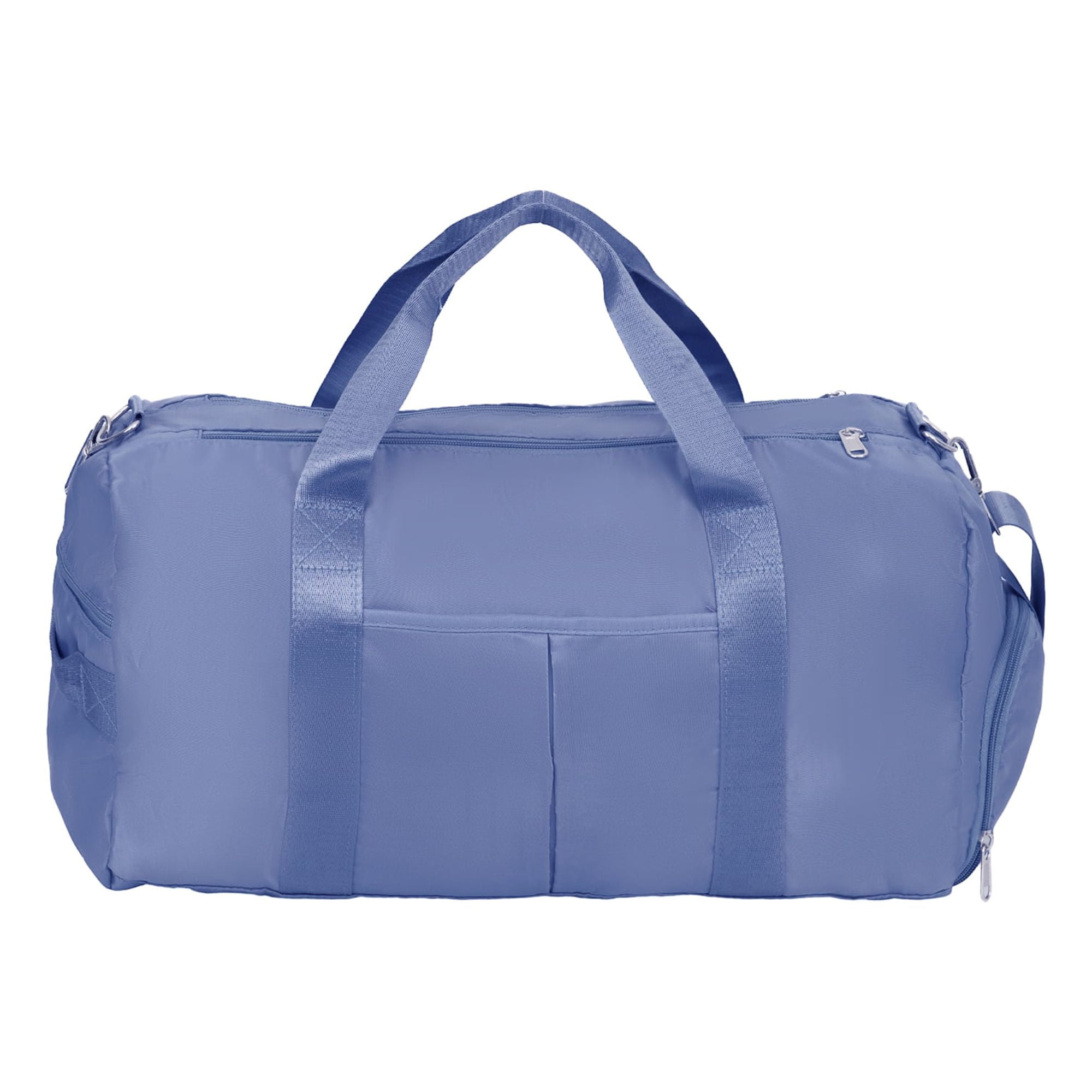 Travel Duffel Bag, Gym Bag with Shoes Compartment and Wet Pocket, Midsize  Bag for Women, Blue