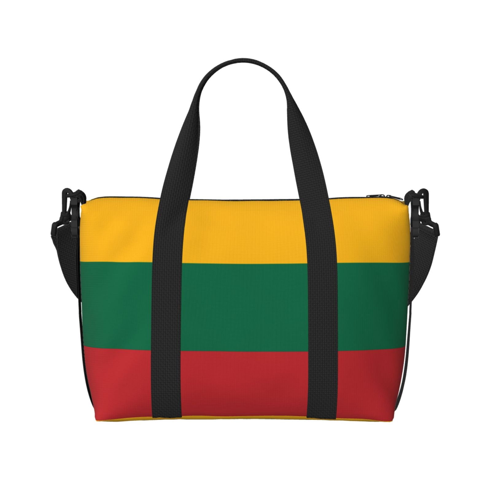 Travel Duffel Bag Lithuanian Flag Sports Tote Gym Carry On Bag Overnight Crossbody Bag For Women Men