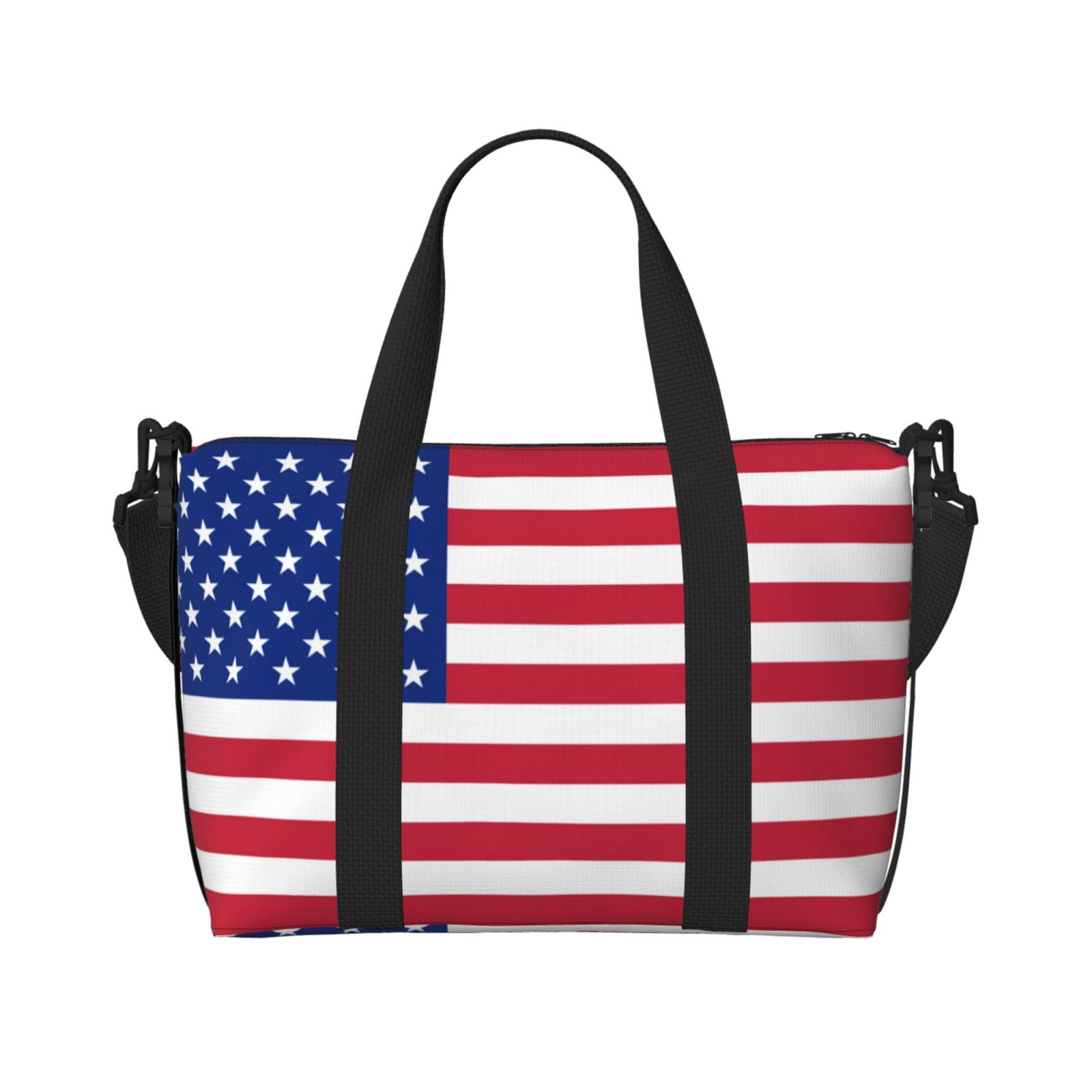 Travel Duffel Bag Love America Sports Tote Gym Bag Shoulder Weekender Overnight Bag For Women Men