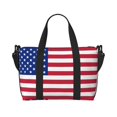 thumbnail image 1 of Travel Duffel Bag Love America Sports Tote Gym Bag Shoulder Weekender Overnight Bag For Women Men, 1 of 6