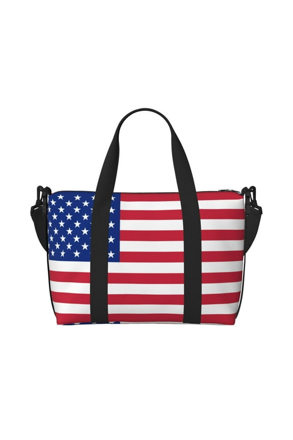 Travel Duffel Bag Love America Sports Tote Gym Bag Shoulder Weekender Overnight Bag For Women Men