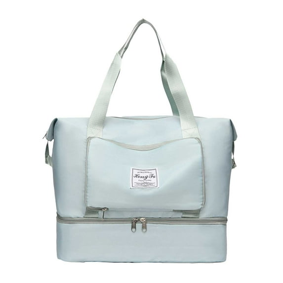 Travel Duffel Bag Sports Gym Bag with Separate Shoe Compartment Folding Organizer Bag Sport Duffel Bag Tote Bag