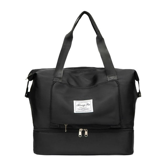 Travel Duffel Bag Sports Gym Bag with Separate Shoe Compartment Folding Organizer Bag Sport Duffel Bag Tote Bag