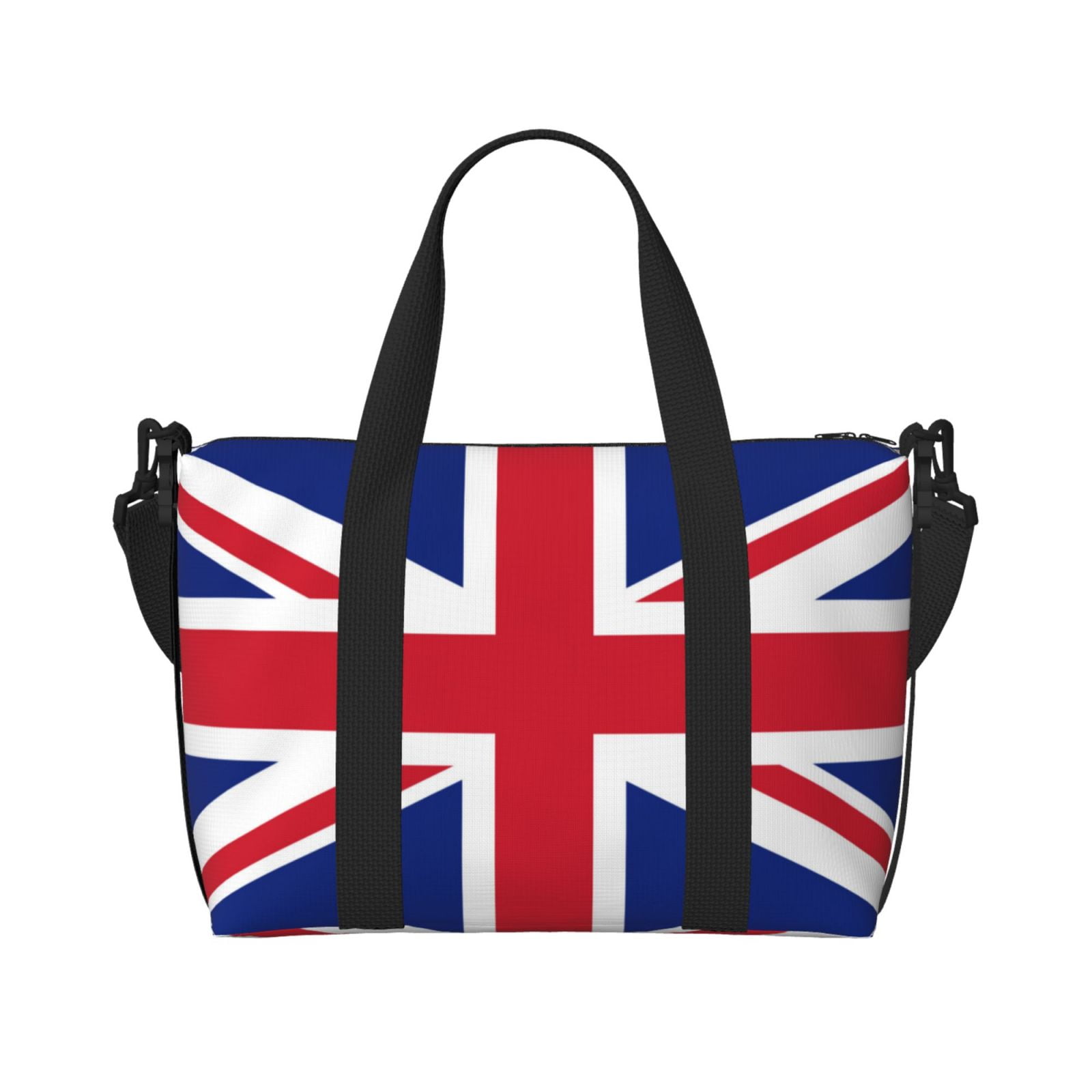 Travel Duffel Bag Union Jack All Uk Flag Sports Tote Gym Bag Shoulder Weekender Overnight Bag For Women Men