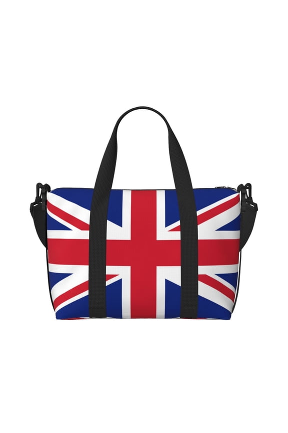 Travel Duffel Bag Union Jack All Uk Flag Sports Tote Gym Bag Shoulder Weekender Overnight Bag For Women Men