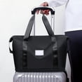 thumbnail image 1 of Travel Duffel Bag for Women, Large Capacity Weekender Carry on Overnight Bag, Expandable Sports Tote Gym Bag with Wet Dry Separation Pockets, Yoga Travel Organizer with Trolley Sleeve, 1 of 6