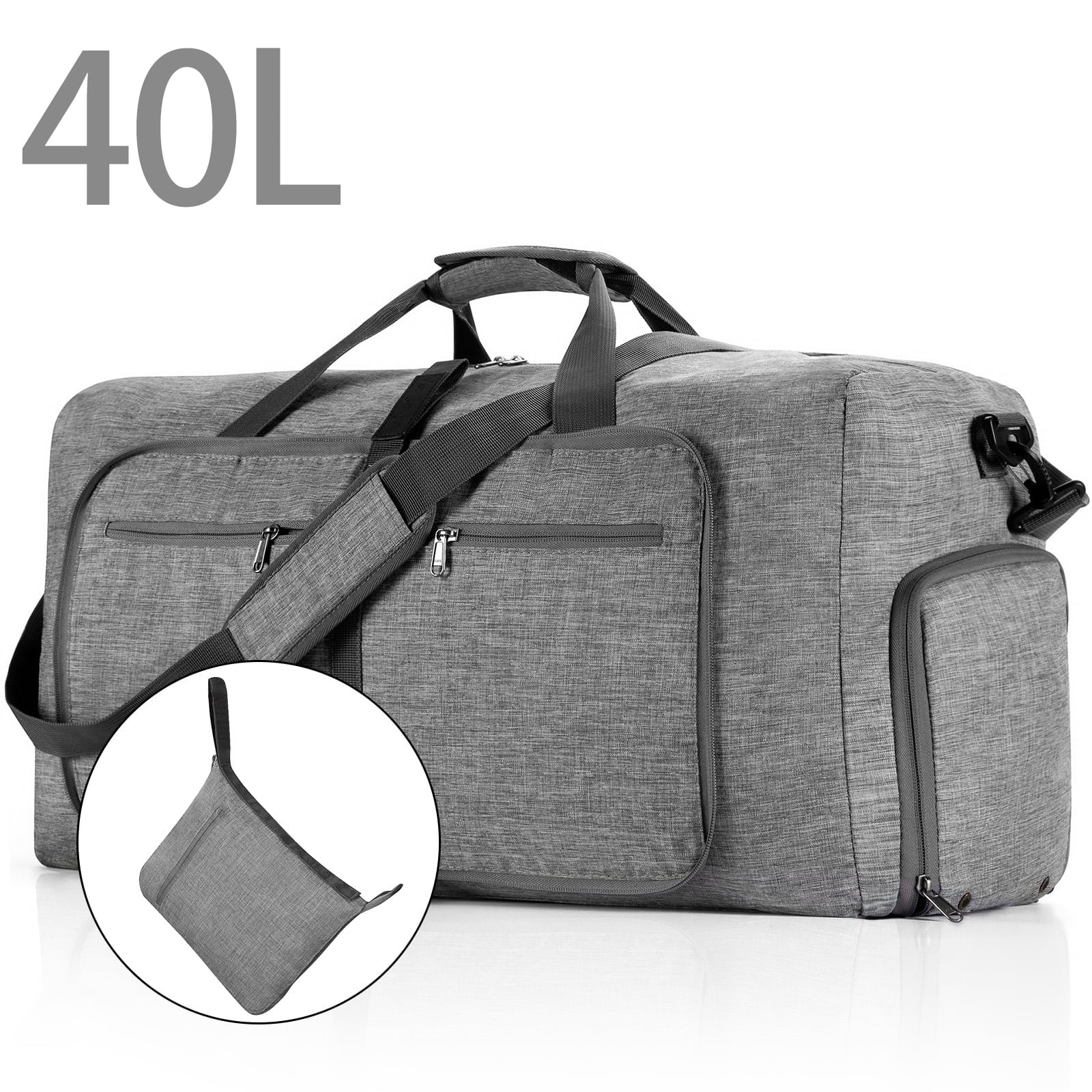 Cshidworld Travel Duffel Bag, 40L Foldable, Waterproof