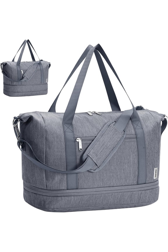 Travel Duffel Bag for Spirit Airlines Personal Item Bag 18x14x8 Underseat Carry on Cabin Bags Underseat, Expandable Weekend Overnight for Women Men