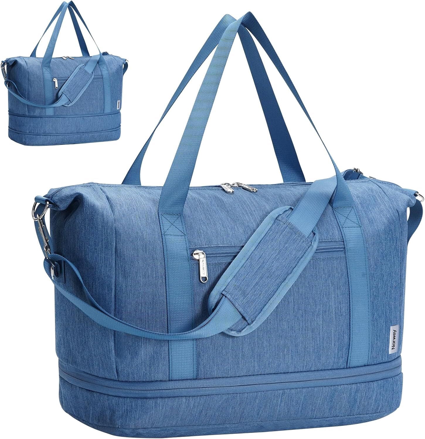 Travel Duffel Bag for Spirit Airlines Personal Item Bag 18x14x8 Underseat Carry on Cabin Bags Underseat, Expandable Weekend Overnight for Women Men