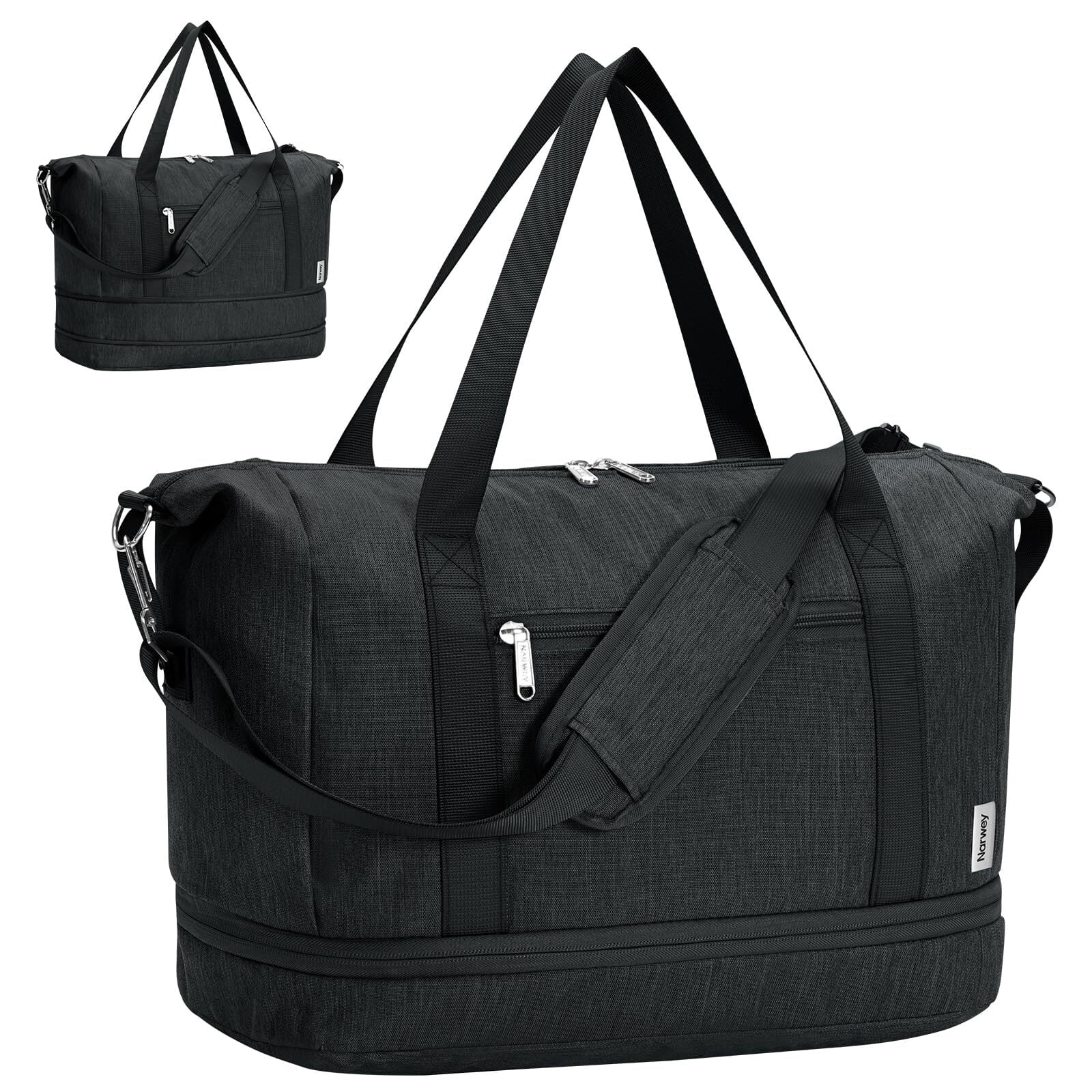 Travel Duffel Bag for Spirit Airlines Personal Item Bag 18x14x8 Underseat Carry on Cabin Bags Underseat, Expandable Weekend Overnight for Women Men