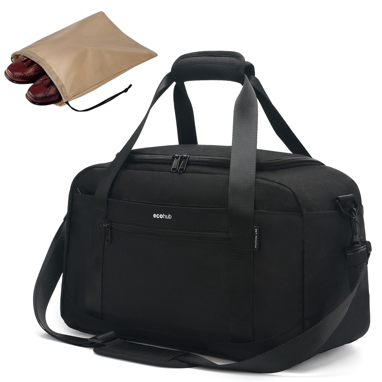 Travel Duffel Bags for Spirit Airlines Personal Item Bag 18x14x8 with Laptop Pocket Shoes Bag Underseat Carry on Business Handbag with Wet Pocket, 30L