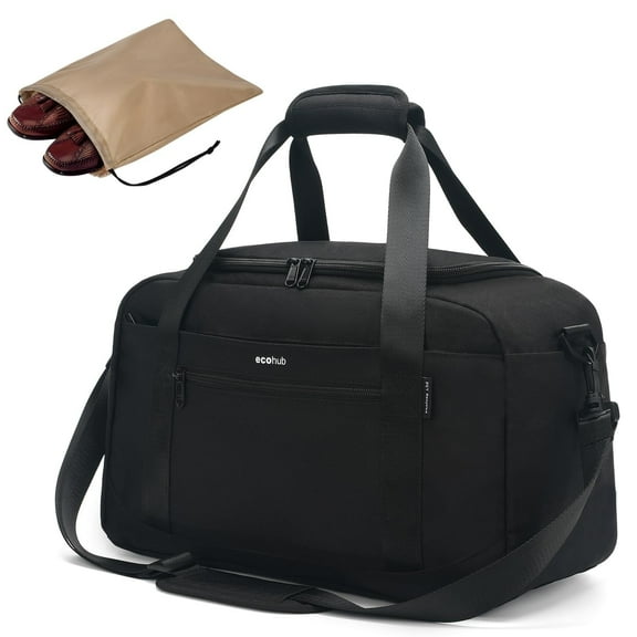 Travel Duffel Bags for Spirit Airlines Personal Item Bag 18x14x8 with Laptop Pocket Shoes Bag Underseat Carry on Business Handbag with Wet Pocket, 30L