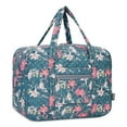 thumbnail image 1 of Travel Duffel Bags for Women - 25L Waterproof Gym Bag, Laptop Carry-On Luggage, Weekend Travel Organizer(Blue Floral), 1 of 7