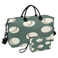 thumbnail image 1 of Travel Duffel Luggage Bag Sports Duffle Bag Gym Bag with Zipper Green Baseball Pattern, 1 of 7