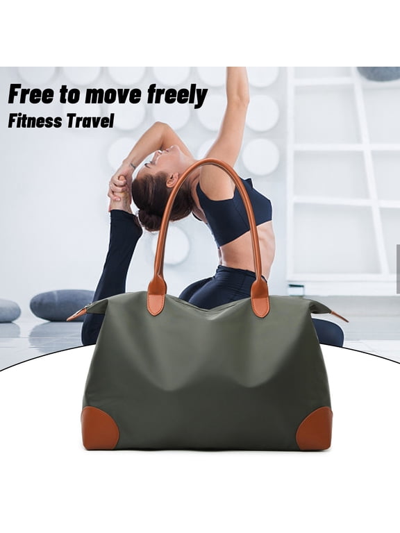 Travel Duffel Tote, Gym Tote ,Carry On Overnight Bags For Women With Trolley Sleeve Wet Pocket,Travel Duffel Bags Hospitals Tote, Womens Weekend Travel Bag