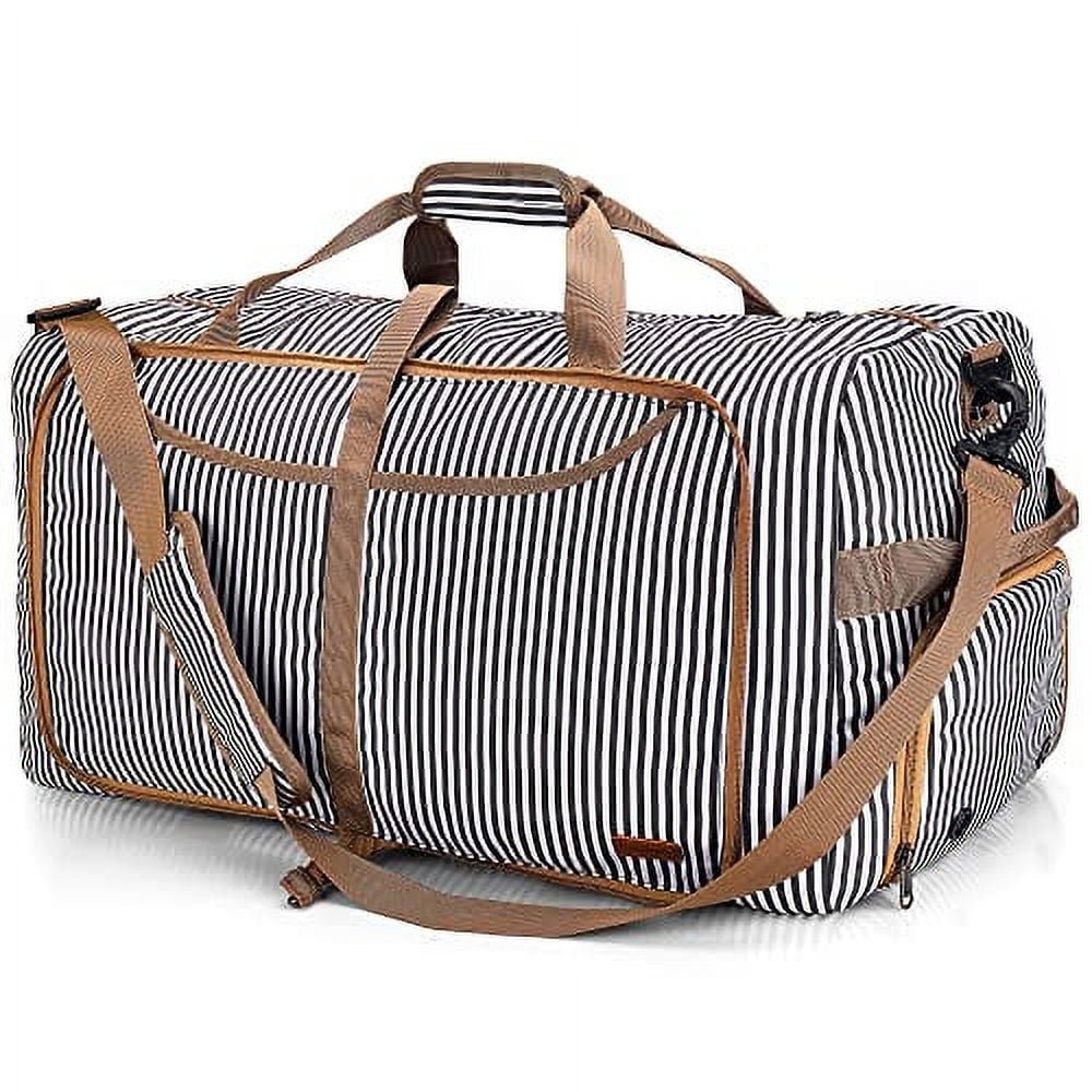 Travel Duffle Bag 80L Foldable Holdall Large Weekend Overnight Duffel Bag